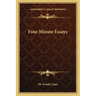 Four Minute Essays