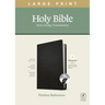 NLT Large Print Thinline Reference Bible, Filament Enabled Edition (Red Letter, Leatherlike, Black, Indexed)