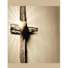 Heart and the Cross Christian Inspirational Notebook: 100 Pages 8.5" X 11" Wide Ruled Line Paper