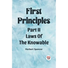 First Principles Part II Laws Of The Knowable