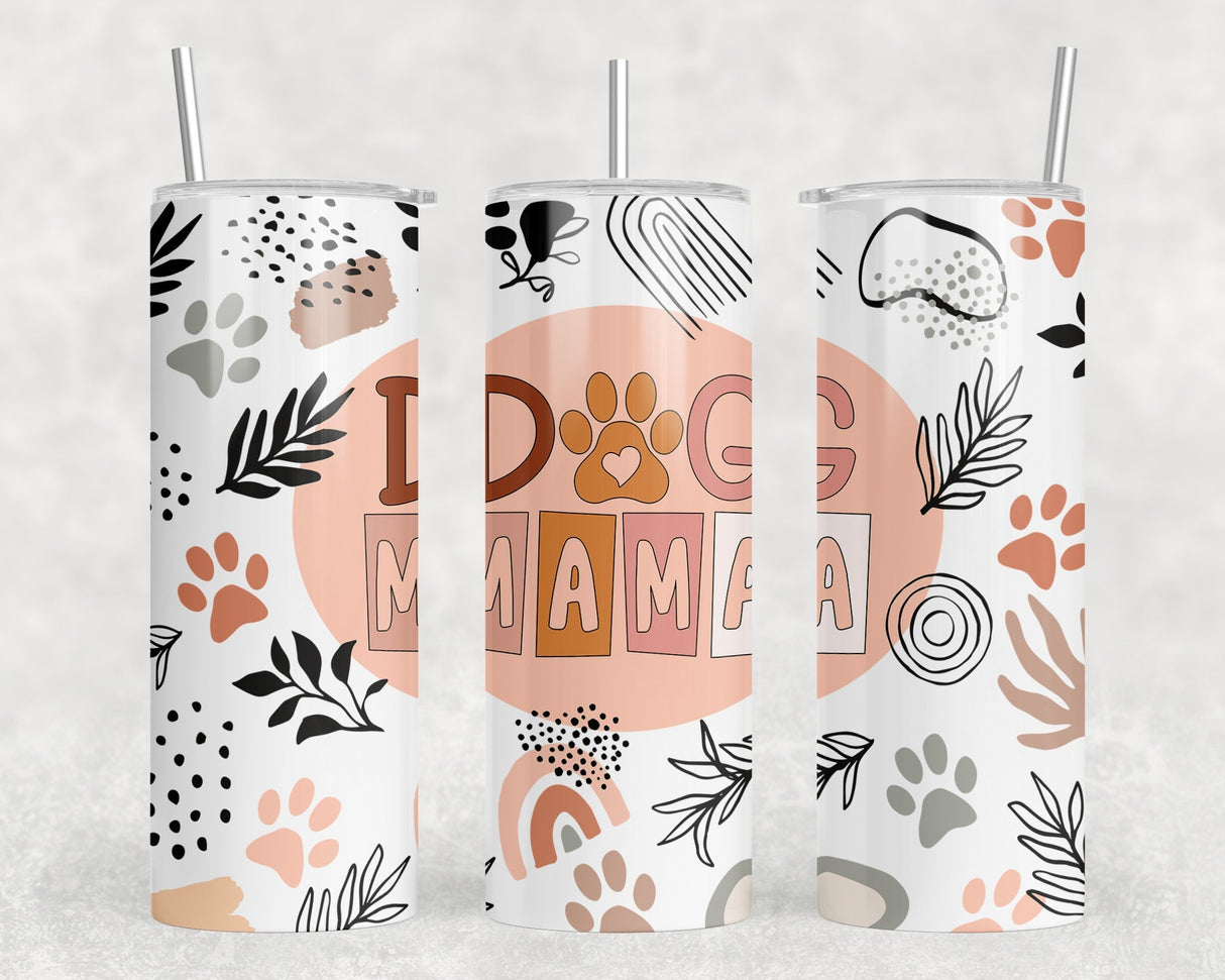 Dog Mama|Skinny Tumbler|Optional Bluetooth Speaker| Speaker Color Varies by Rowdy Ridge Co