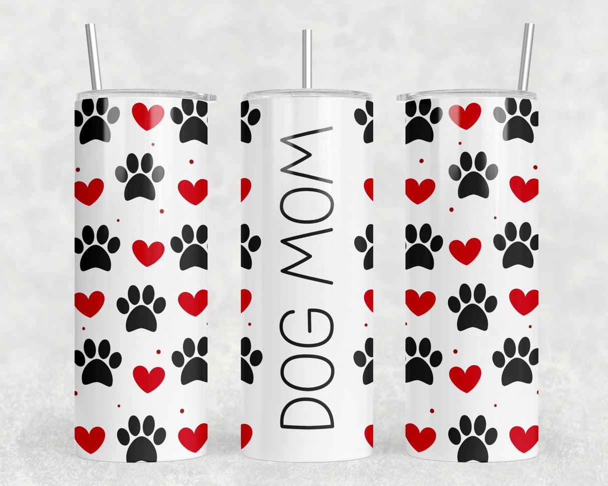 Dog Mom|Skinny Tumbler|Optional Bluetooth Speaker| Speaker Color Varies by Rowdy Ridge Co