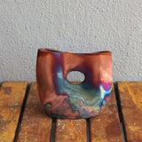 Dokutsu Ceramic Raku Vase - RAAQUU Basics handmade pottery home decor by RAAQUU