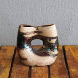 Dokutsu Ceramic Raku Vase - RAAQUU Basics handmade pottery home decor by RAAQUU