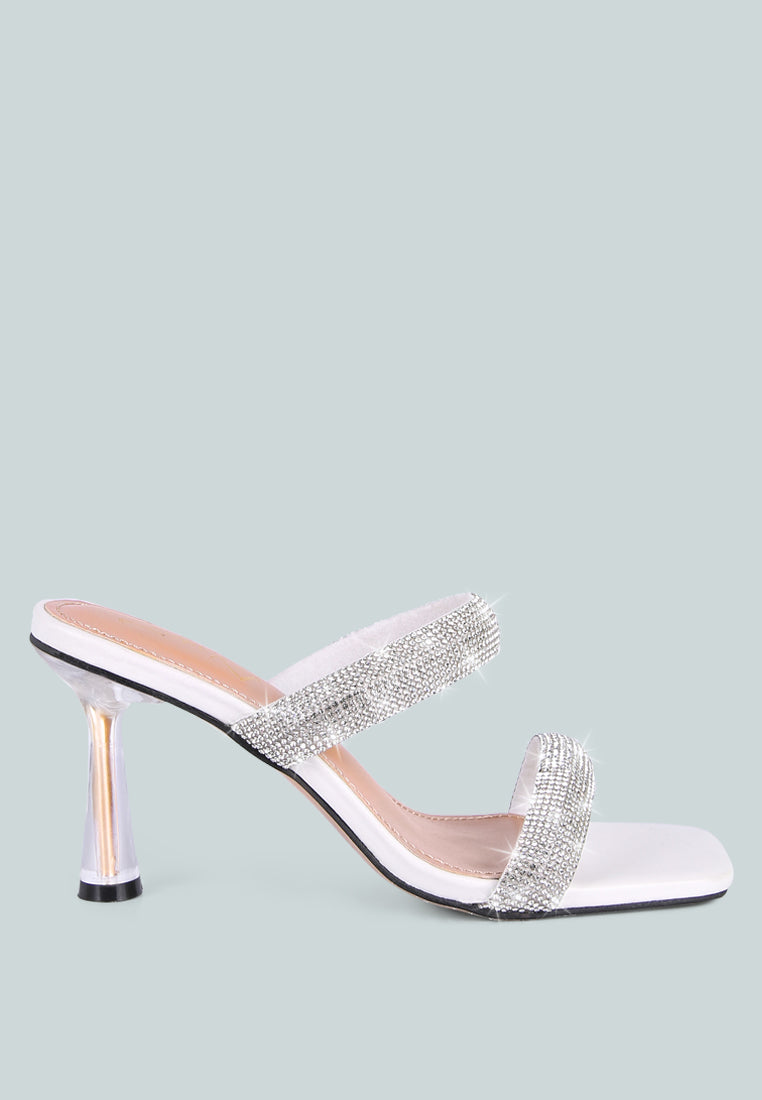 dolls rhinestone embellished slip on sandals by London Rag