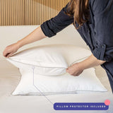 Down Feather Pillow by FluffCo