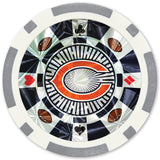 Chicago Bears 20 Piece Poker Chips by MasterPieces Puzzle Company INC