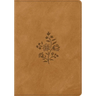 ESV Single Column Journaling Bible, Large Print (Trutone, Nubuck Caramel, Wildflower Design)
