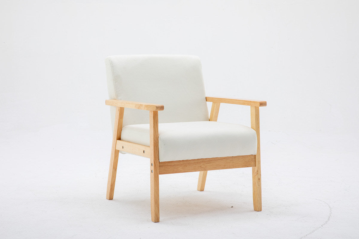 Bahamas Beige Linen Fabric Chair by Blak Hom