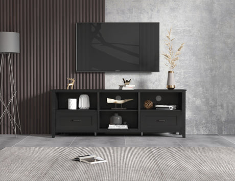 Black TV Stand for Living Room and Bedroom by Blak Hom