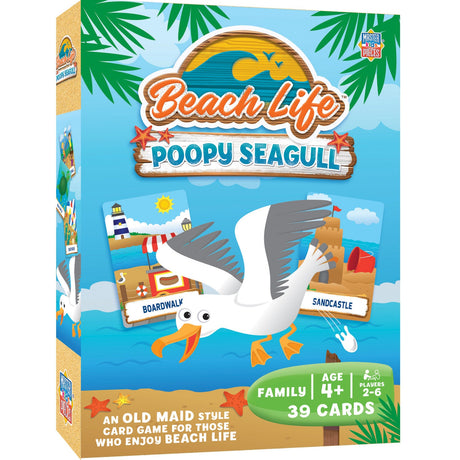 Beach Life - Poopy Seagull Card Game by MasterPieces Puzzle Company INC