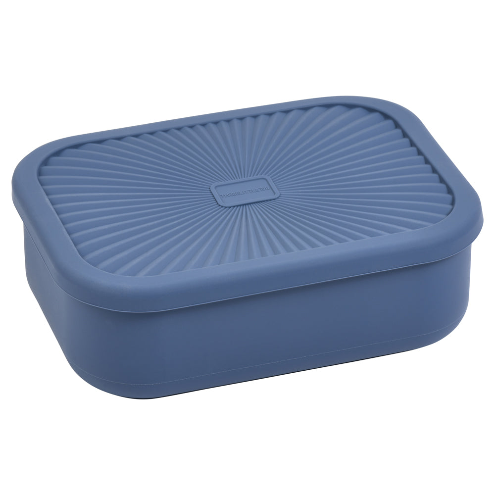 Dusty Blue Bento Lunch & Snack Box by Three Little Tots