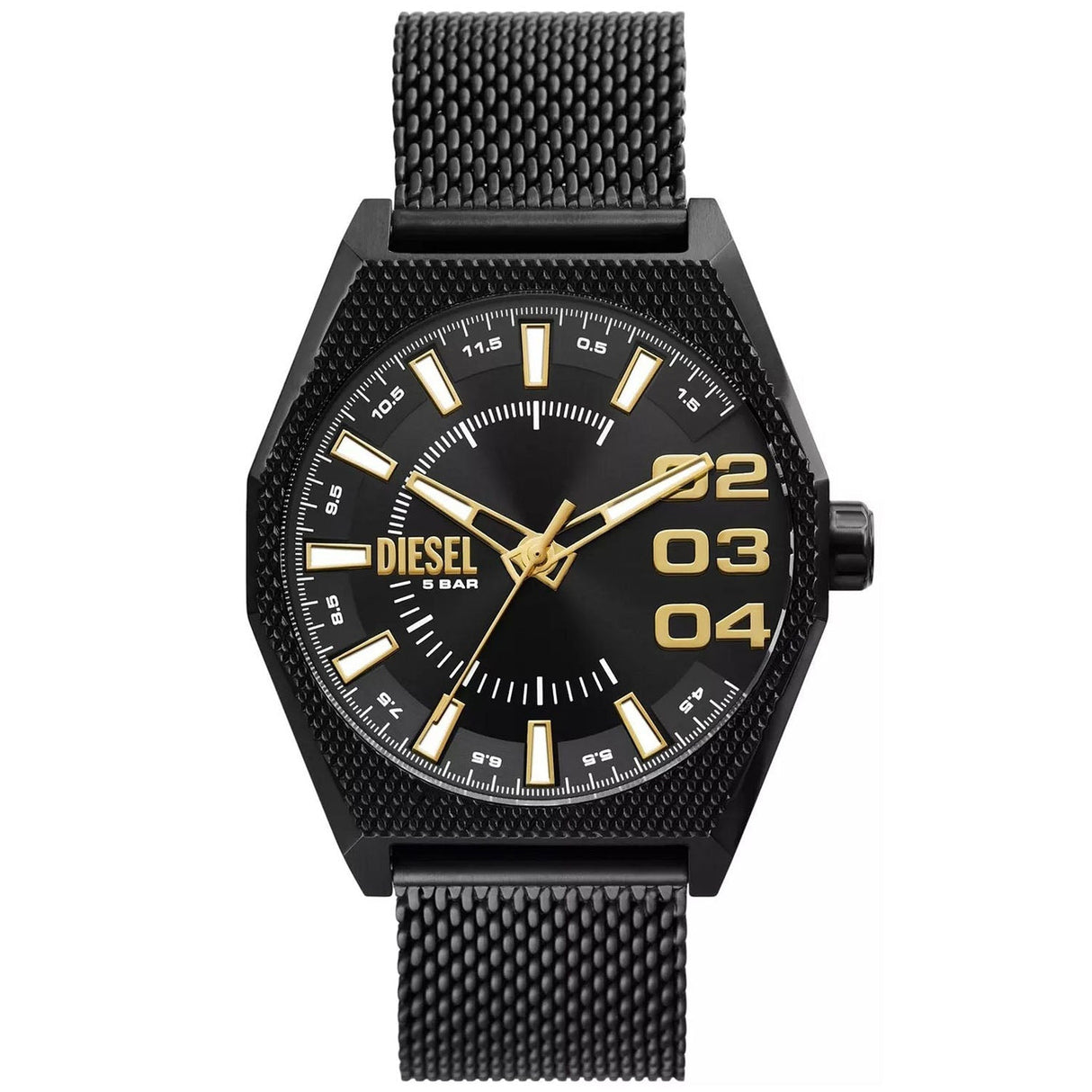 Diesel Men's Scraper Black  Dial Watch - DZ2194 by Balec Group