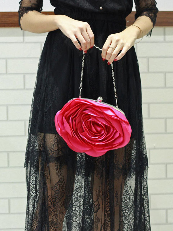 Three-Dimensional Flower Handbags by migunica