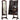 14 LED Jewelry Armoire Cabinet with Full Length Mirror and 4 Tilting Angles-Coffee
