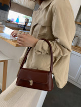 Original Chic 4 Colors Leather Shoulder Bag by migunica