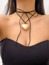 Alloy Heart Shape Necklaces Accessories by migunica