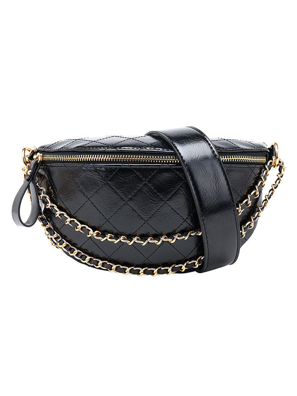 Cool Chic Chains Zipper Sling Bag by migunica