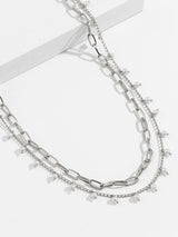 Urban Geometric Pearl Waist Chain Accessories by migunica