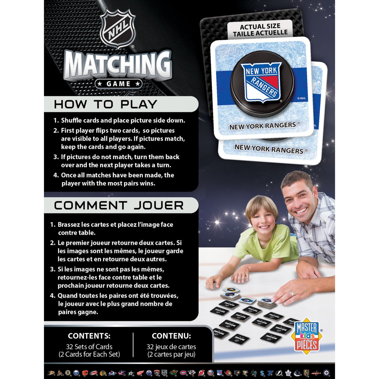 NHL - League Matching Game by MasterPieces Puzzle Company INC