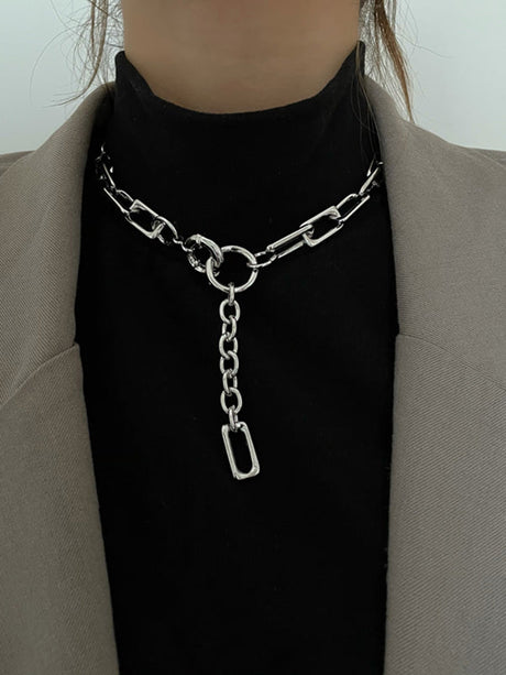 Simple Normcore Chain Necklace by migunica