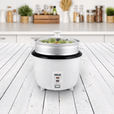 Better Chef 5-Cup - 10-Cup Cooked - Rice Cooker with Steamer and Non-Stick Pot by Jupiter Gear Home