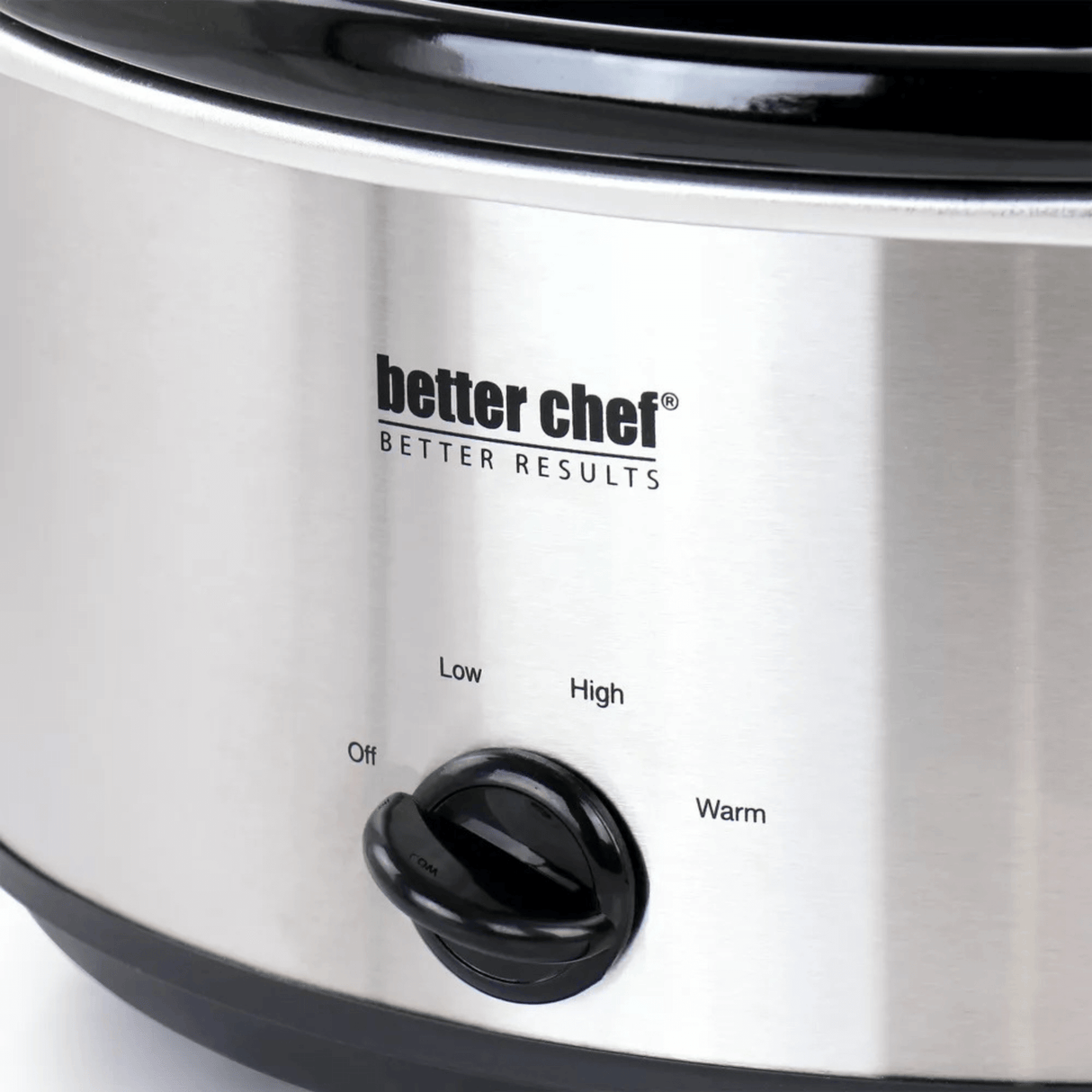 Better Chef 4-Quart Oval Slow Cooker in Brushed Stainless Steel by Jupiter Gear Home