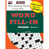 Word Fill-In Puzzle Book 1