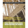 Texas Plumbing License Exams Review Questions and Answers: A Self-Practice Exercise Book focusing on IPC code compliance