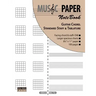 MUSIC PAPER NoteBook - Guitar Chord, Standard Staff & Tablature