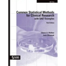 Common Statistical Methods for Clinical Research with SAS Examples, Third Edition