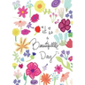 Super Planner - medium sized weekly view organizer, undated, floral theme