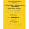 College Algebra & Trigonometry: (Precalculus)