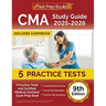 CMA Study Guide 2025-2026: 5 Practice Tests and Certified Medical Assistant Exam Prep Book [9th Edition]