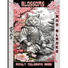 Blossoms and Blades: An Adult Coloring Odyssey: Samurai Cats in Tranquil Japanese Gardens