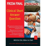 Frcem Final: Clinical Short Answer Question, Volume 1 in Black&White