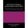 SOUND CHOICE karaoke listings