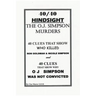 40/40 HINDSIGHT The O.J. Simpson Murders