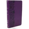 Nkjv, Reference Bible, Personal Size Large Print, Leathersoft, Purple, Red Letter Edition, Comfort Print: Holy Bible, New King James Version