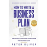 How To Write A Business Plan