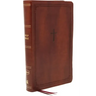 Nkjv, Reference Bible, Personal Size Large Print, Leathersoft, Brown, Red Letter Edition, Comfort Print: Holy Bible, New King James Version