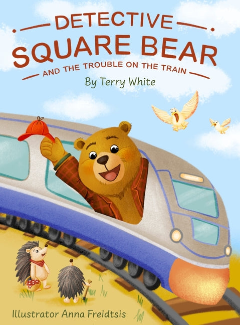 Detective Square Bear and the Trouble on the Train - Hardcover by Books by splitShops