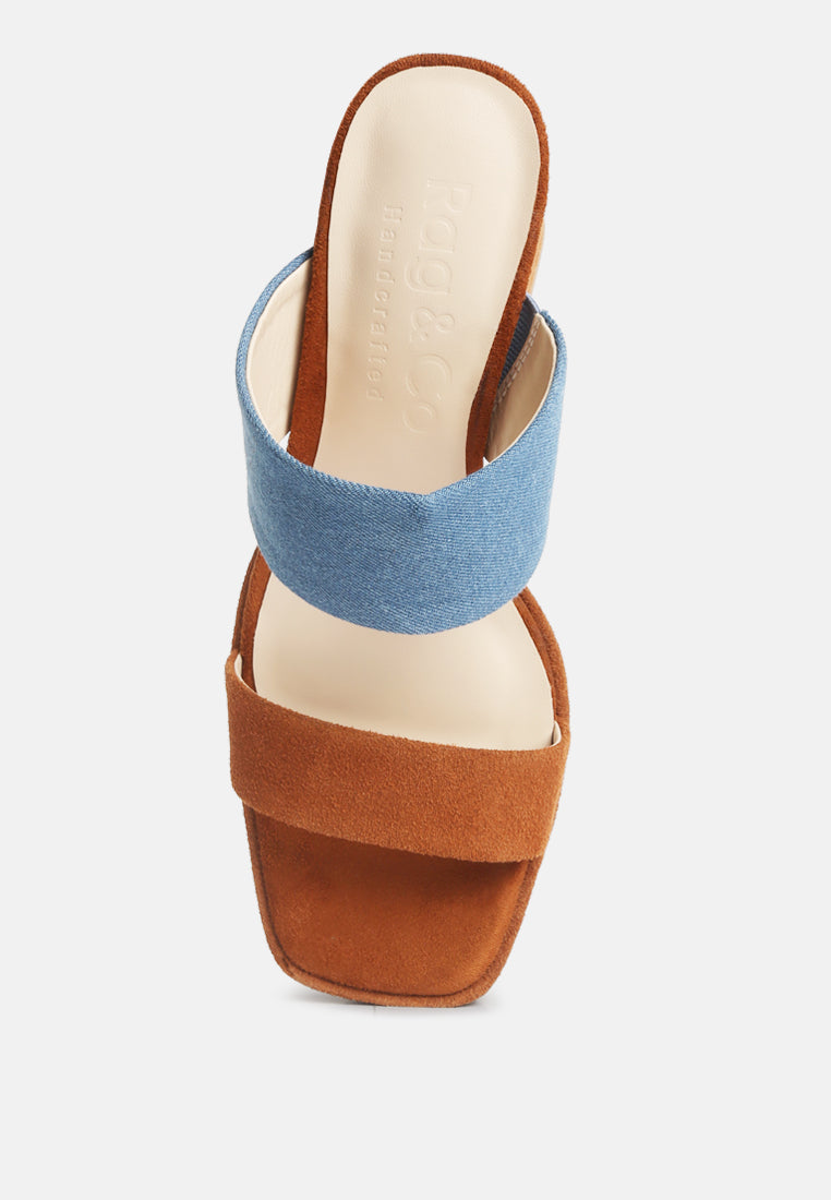 eddlia slip on platform sandals by London Rag