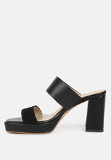 eddlia slip on platform sandals by London Rag