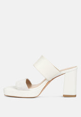 eddlia slip on platform sandals by London Rag