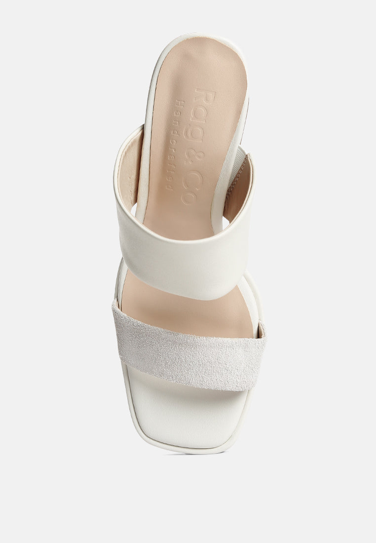 eddlia slip on platform sandals by London Rag