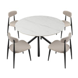 Set of 4 Upholstered Dining Chairs by Blak Hom