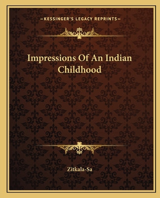 Impressions of an Indian Childhood - Paperback by Books by splitShops