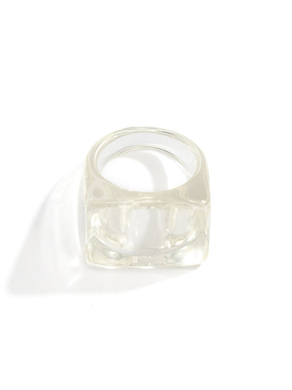 Original Stylish Resin 8 Colors Geometric Ring by migunica