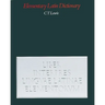 An Elementary Latin Dictionary: With Brief Helps for Latin Readers